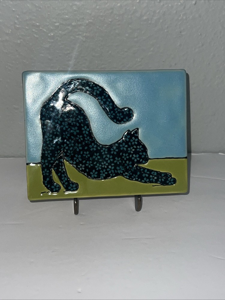 Ramona Paloma Tile Studios Cat Wall Tile 5.5”x4”