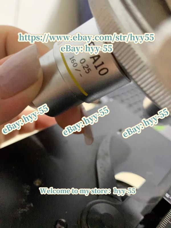 1PCS Olympus CH2 microscope has three lenses, EA40/4/EA10,-/55