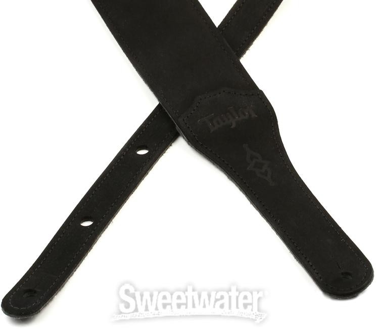 Taylor Gemstone Guitar Strap - Black 2.5"