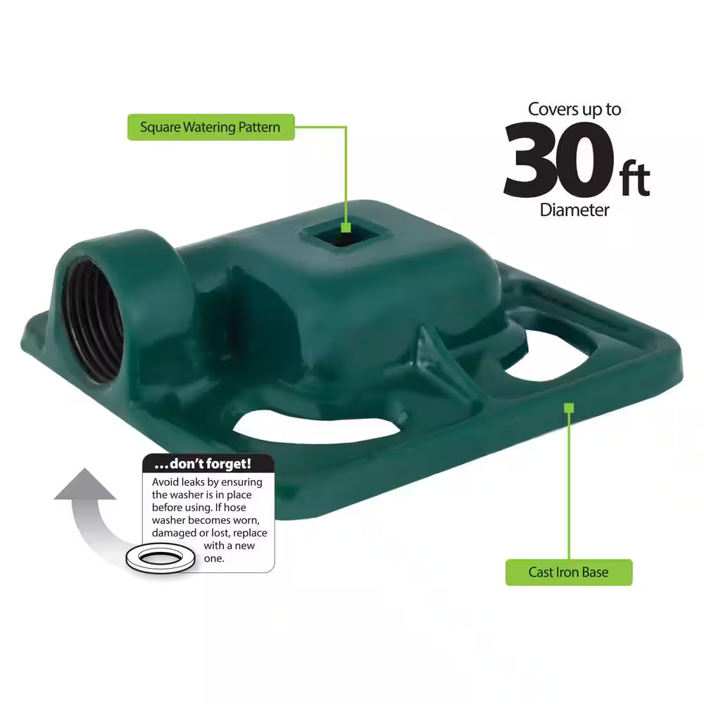 Cast Iron Square Sprinkler