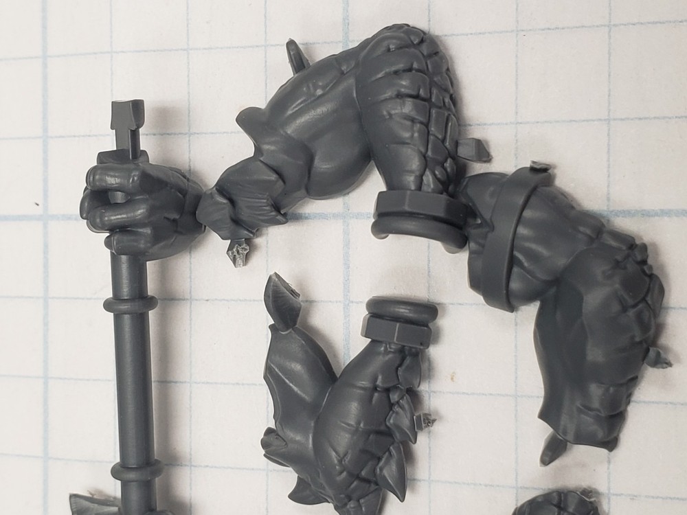 Warhammer Seraphon ARMORY Bits Kroxigor Arms w Weapon Handle Set AR113