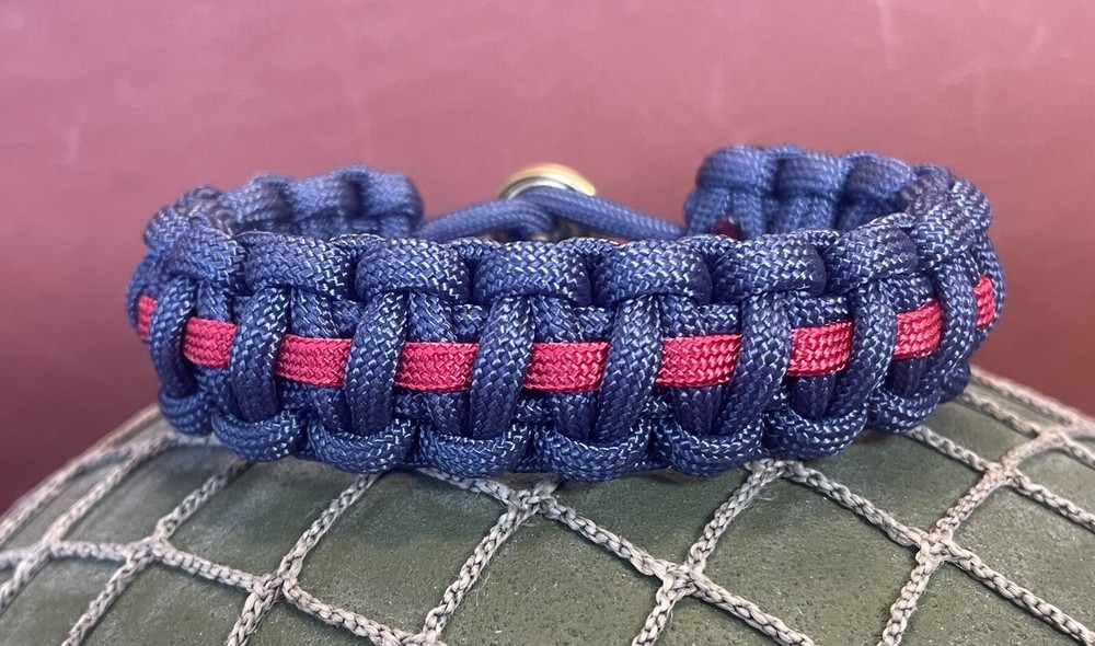 Marine Corps Blood Stripe Bracelet