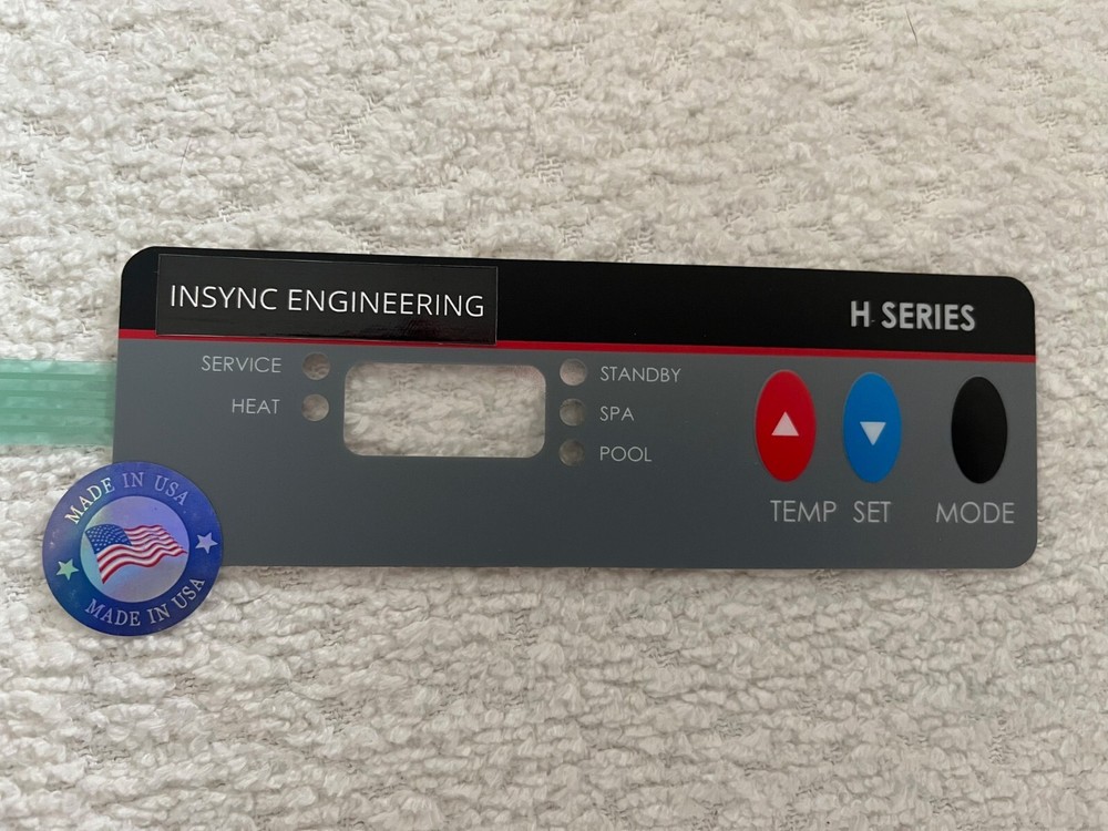 VERY RARE! NEW Replacement for Hayward H Series Pool Heater Keypad - by INSYNC