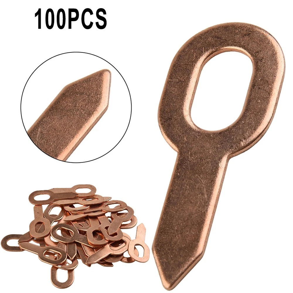 100x Dent Puller Ring For Spot Welding Welder Car Body Panel Pulling Washer Tool