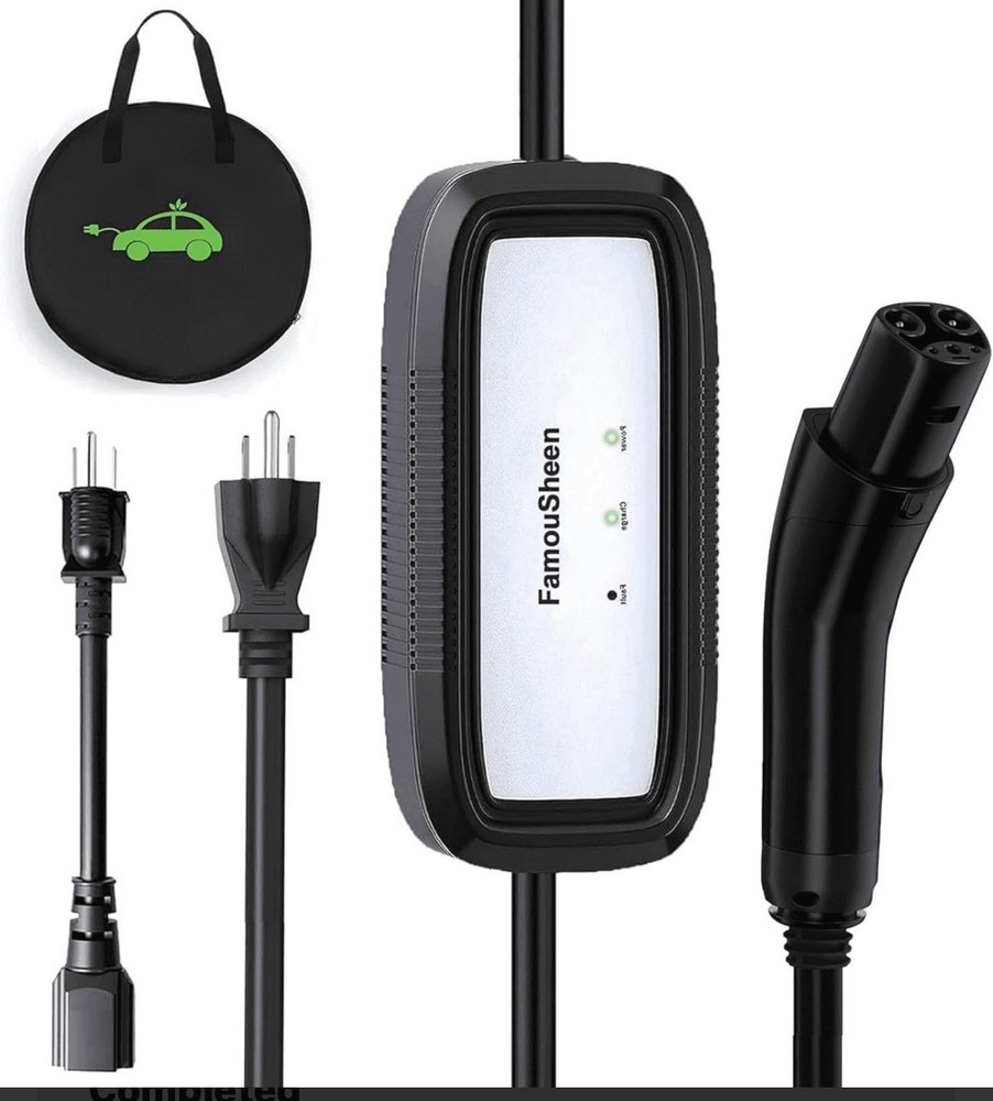 Level 1+2 EV Charger for Tesla 16A 21ft Cable