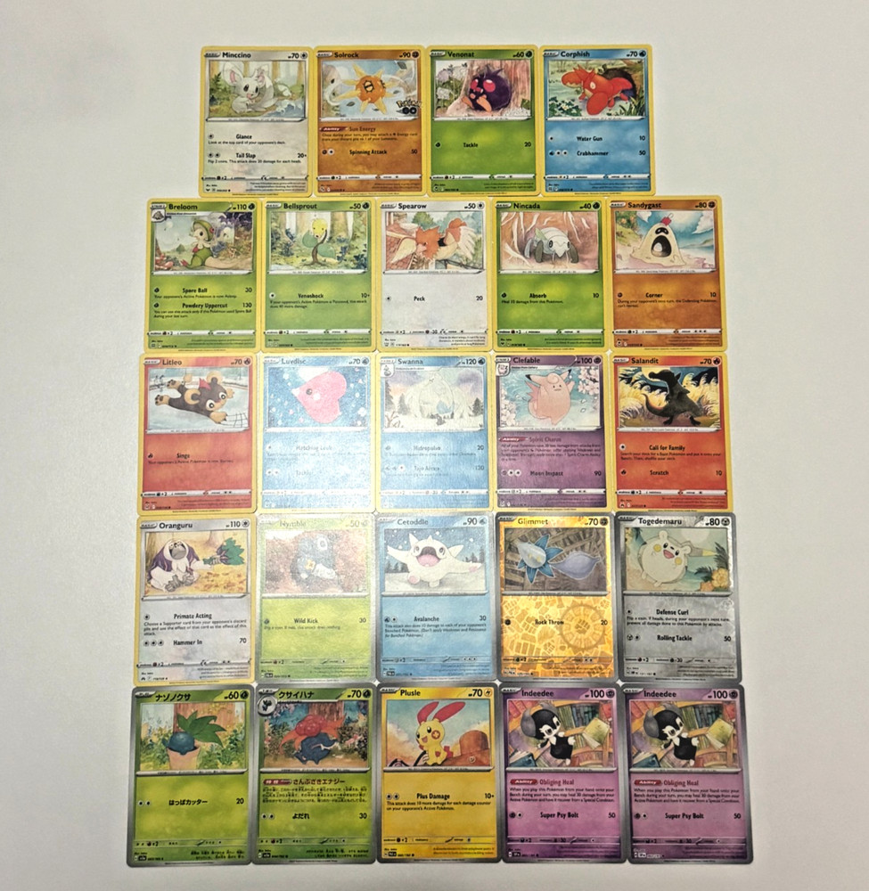 Sekio Pokemon Cards Bundle Lot (24 Cards)