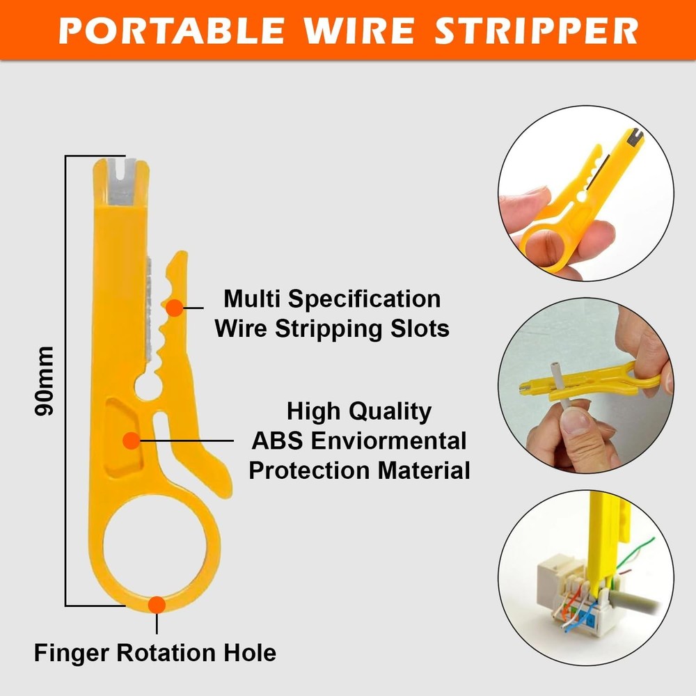 RJ45 Pass through Ethernet Network Crimping tool Pass Through RJ45 Crimper Tool