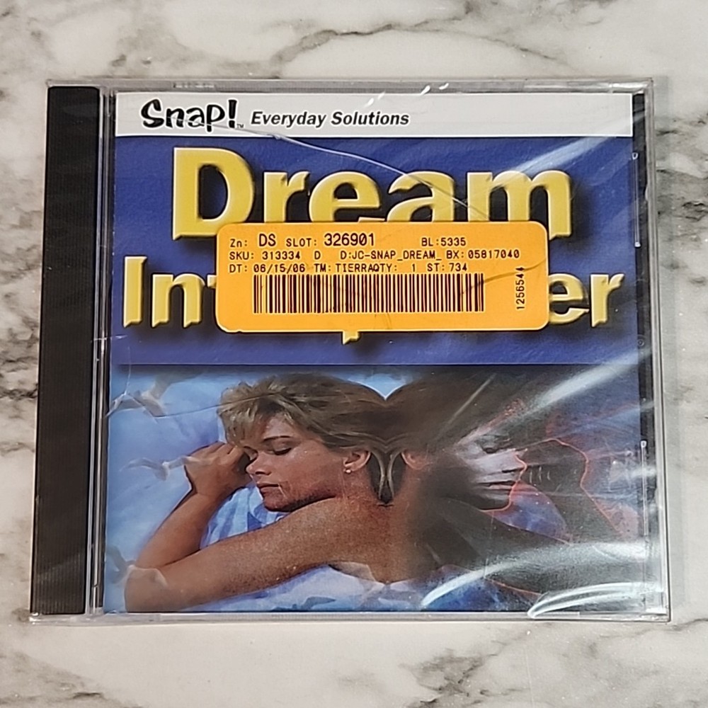 Dream Interpreter Computer Disc, (For PC, 2001), Topics Snap! Sealed 189