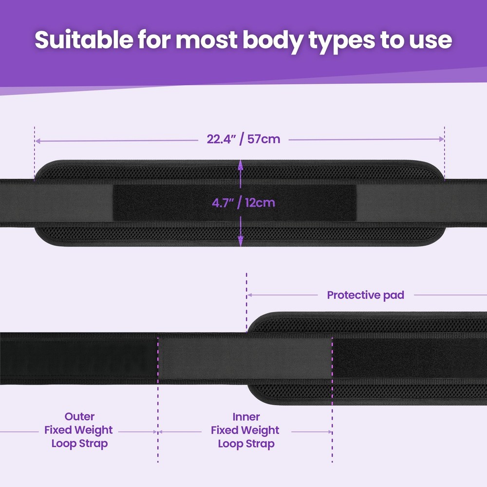 Hip Thrust Belt, Hip Thrust Belt for Dumbbells Heavy, Booty Belt for Hip Thru...