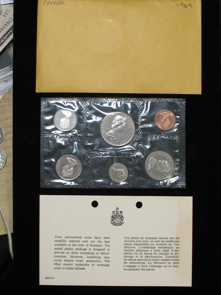 1969 CANADA PROOFLIKE MINT SET * WITH ORIGINAL MINT PACKAGING *