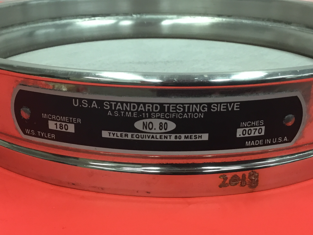 W.S.Tyler - No. 80 - Standard Testing Sieve - 180 Micrometer
