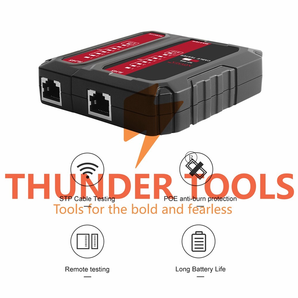 Thunder Tools NOYAFA NF-466 Network Cable Tester POE Wire Checker Launcher
