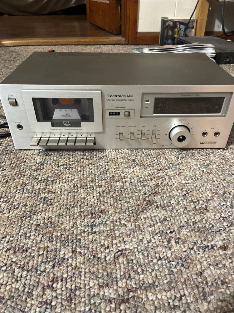 Technics RS-M18 Vintage Classic Cassette Tape Deck Player Recorder