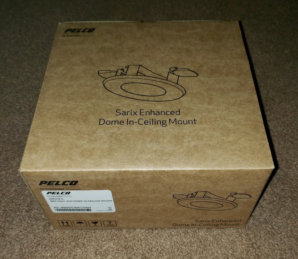 NIB Pelco IMEICM-E Sarix Enhanced Dome In-Ceiling Mount for Indoor Dome Camera