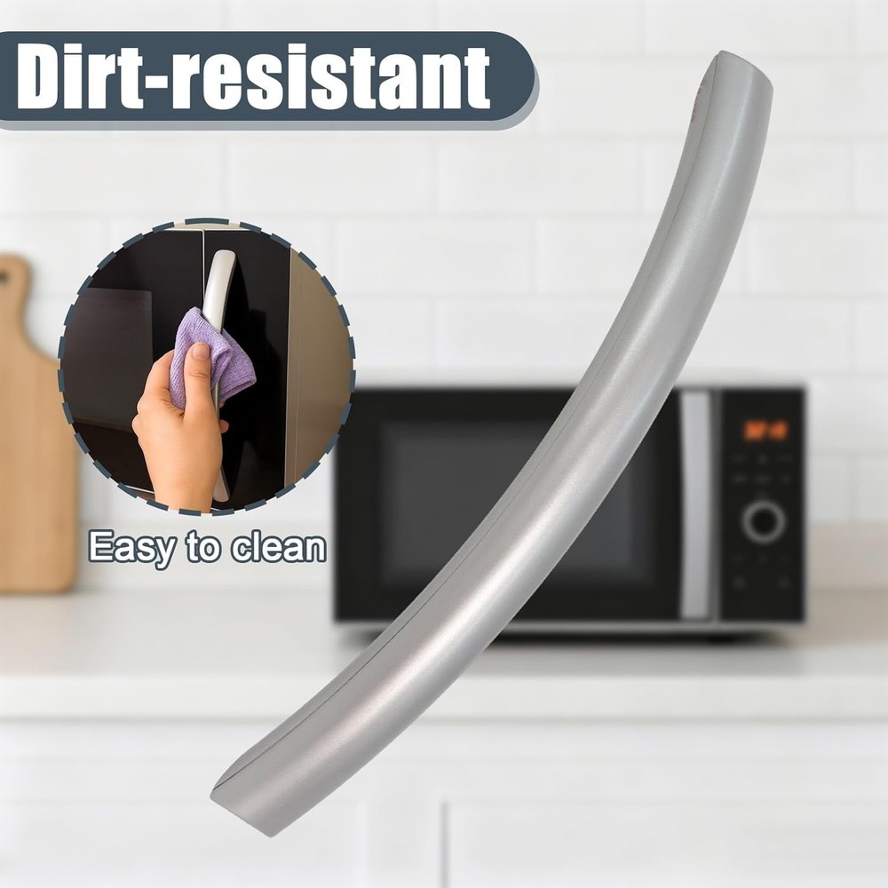 Compatible with Samsung Microwave Door Handle, Replace for Silver