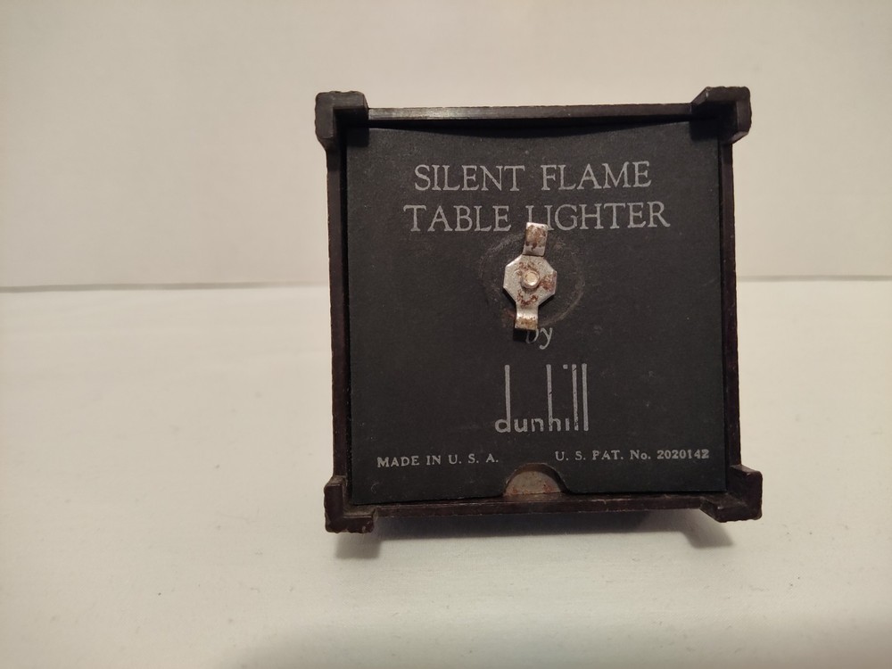 Dunhill Parker Silent Flame Aphrodite Table Lighter Untested Missing The Wand