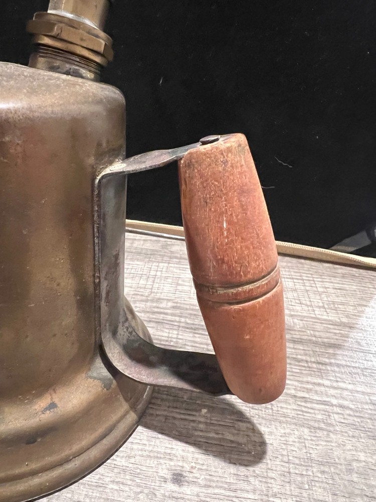 Vintage Unbranded Brass Blow Torch Untested SEE PICS