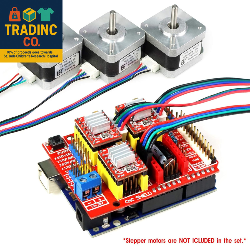 Professional 3D Printer CNC Kit with E-Tutorial - CNC Shield Expansion Board V3.
