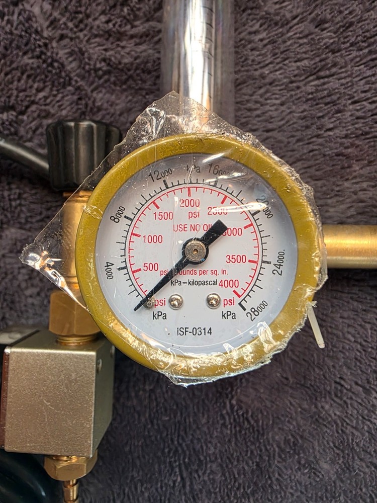 Infinity CO2 Regulator Hydroponics Emitter System with Solenoid Valve Flowmeter