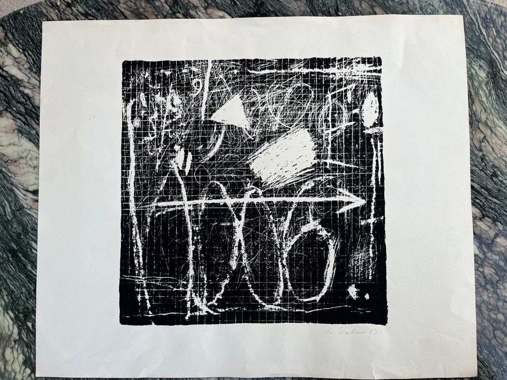 EH, Genuine Screenprint, Bernd Hahn, 1983
