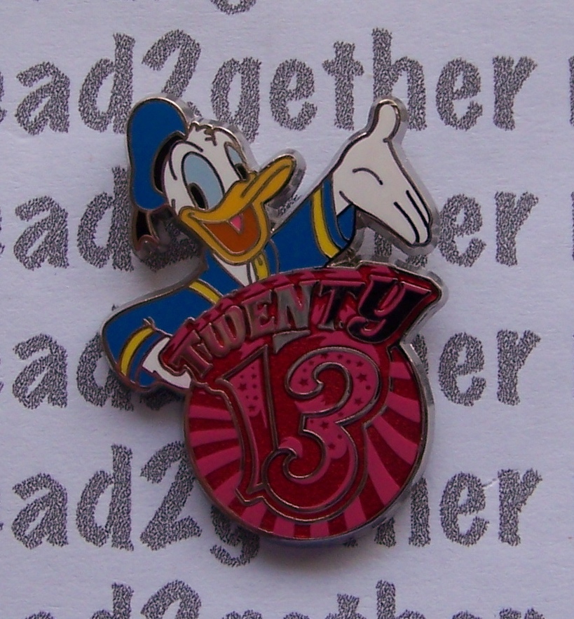 Disney Pin 2013 Mini Pin Set Donald Duck