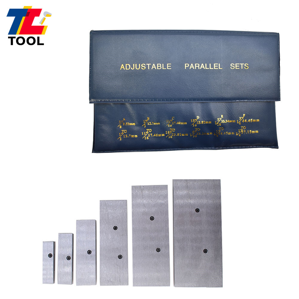 6Pcs Adjustable Parallel Set 3/8" - 2-1/4" From High Precision