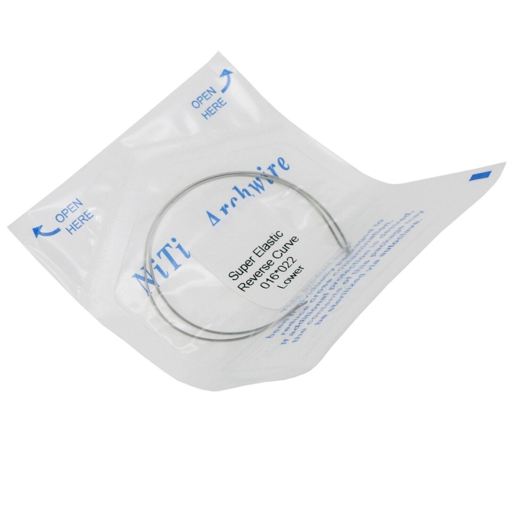 Dental Reverse Curve Arch Wire Niti Super Elastic Round/Rectangular True Form