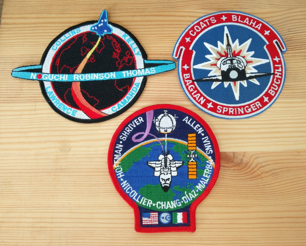 NASA STS Shuttle Mission Patch Set - 3pcs.