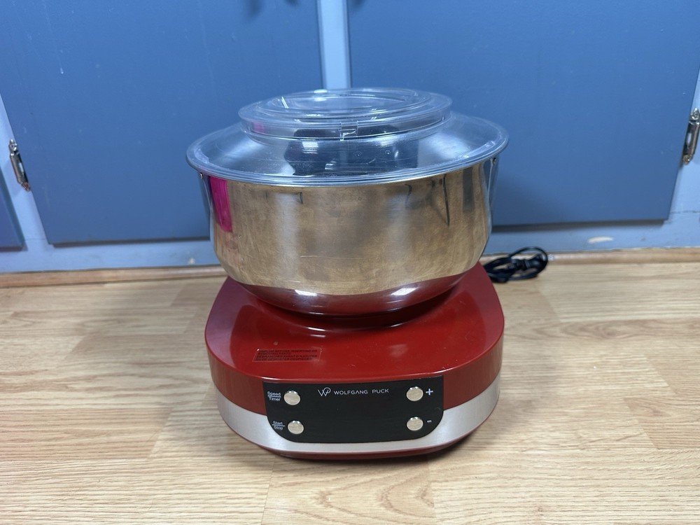 Wolfgang Puck 5-Quart 600-Watt Programmable Universal Mixer Model BKMT0020 Red