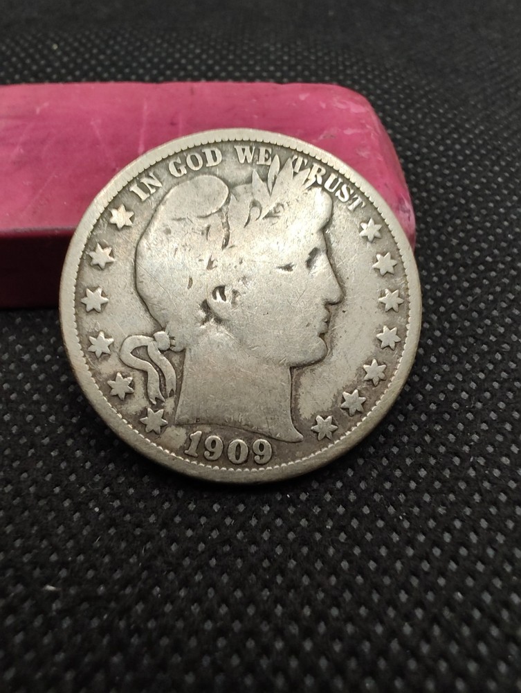 1909-O US BARBER HALF DOLLAR