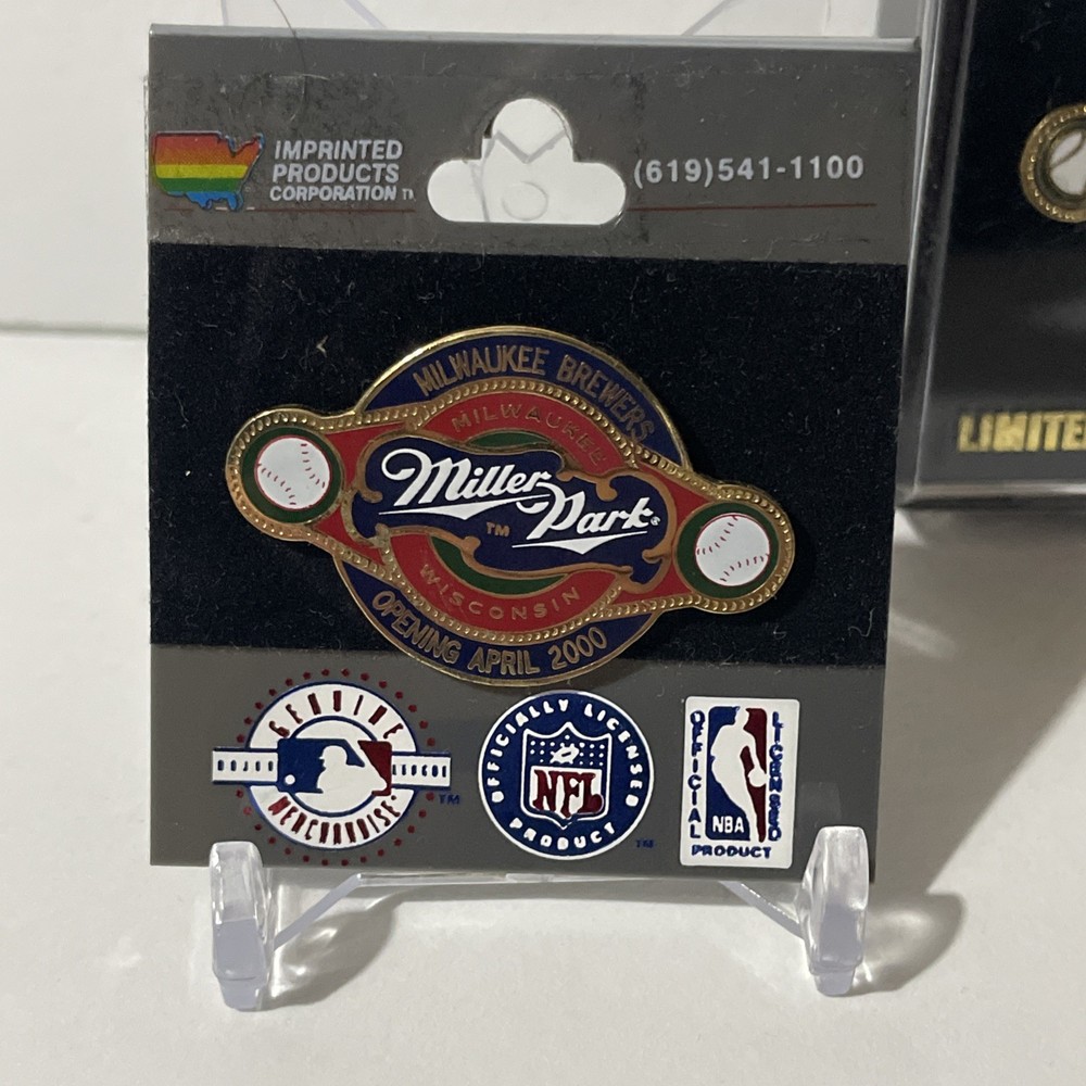 Miller Park Pins ( 2 ) , Pre-owned
