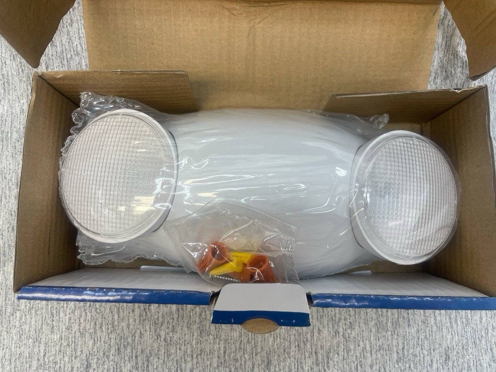 Tamlite Lighting LSR-1 LED Two Head Emergency Light White