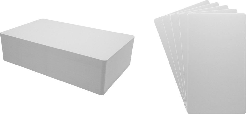(100) Comic Book Bin Index Divider Cards- 7"x12" - White HEAVY DUTY 40mil Thick