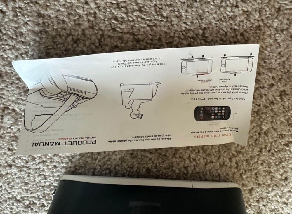 VR Box 3D Virtual Reality Video Glasses For Apple And Android