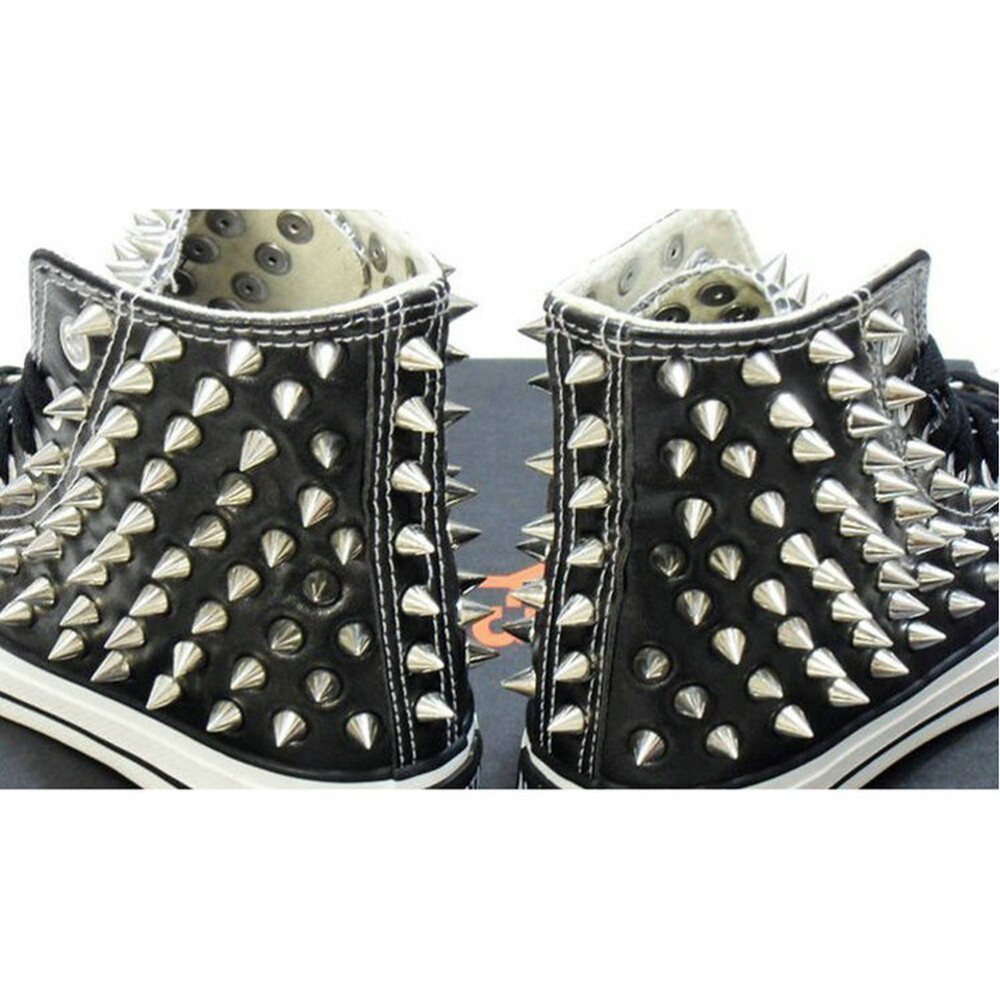 100pcs 7*9mm Metal Cone Spikes Screwback Studs DIY