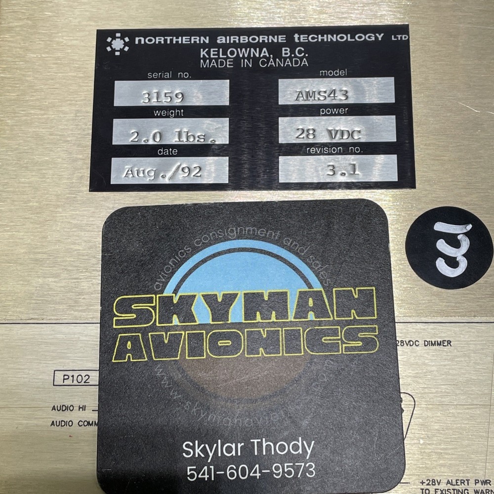 NAT AMS43 Audio Control Panel