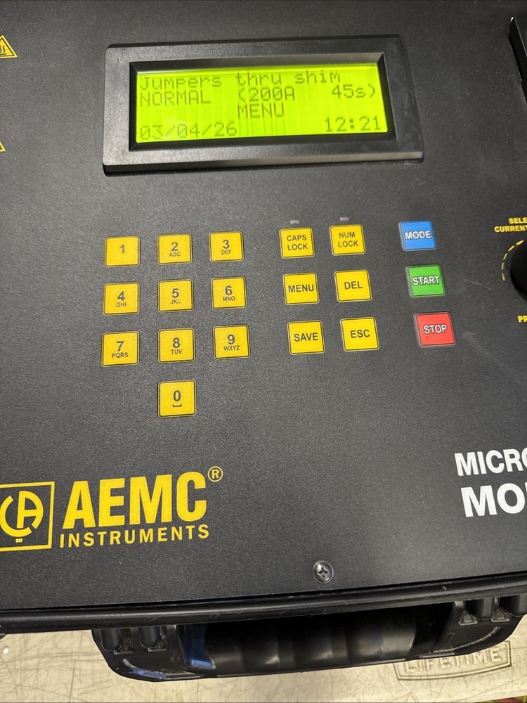 AEMC 6292 Micro-Ohmmeter - Tested - Nice used shape