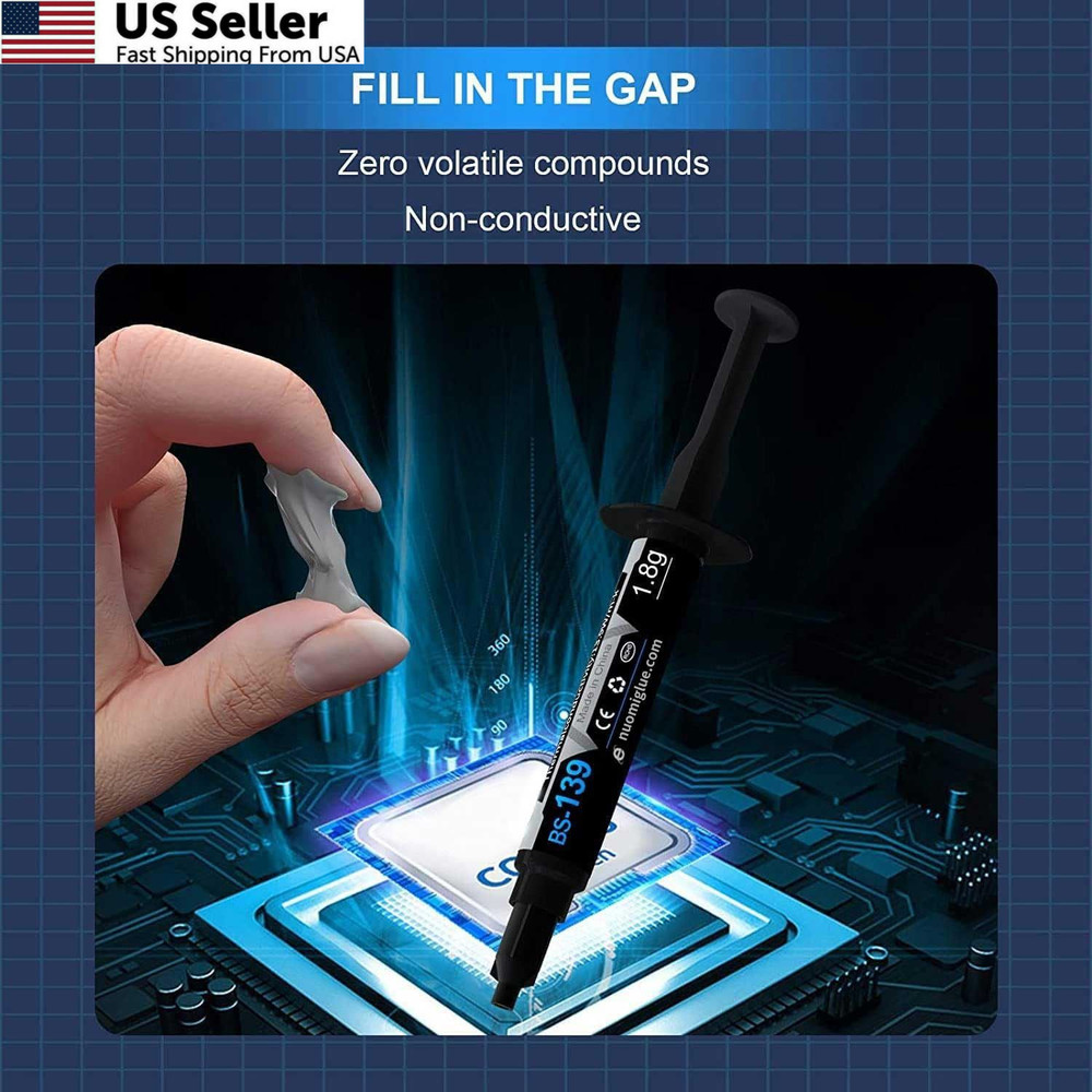 BSFF Thermal Paste, 1.8g with Toolkit CPU Paste Compound 1.8G