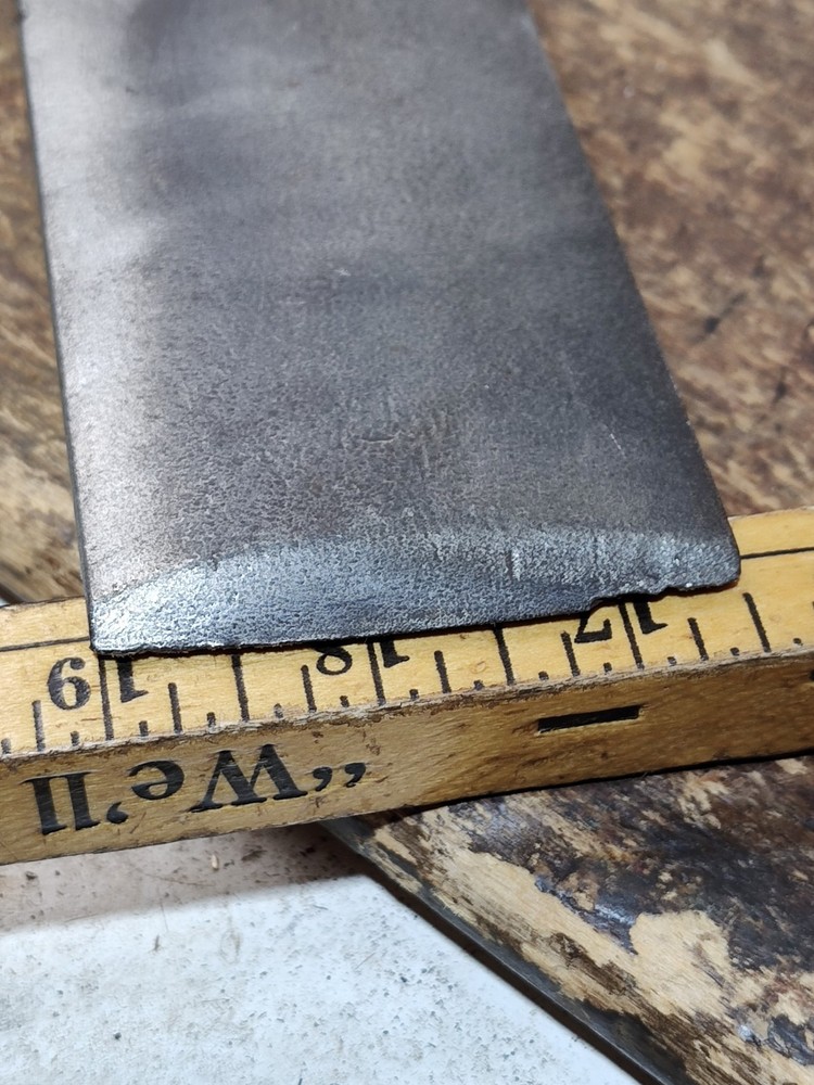 Early Marked 2-1/2 Square Edge Socket Framing Chisel Timber Slick