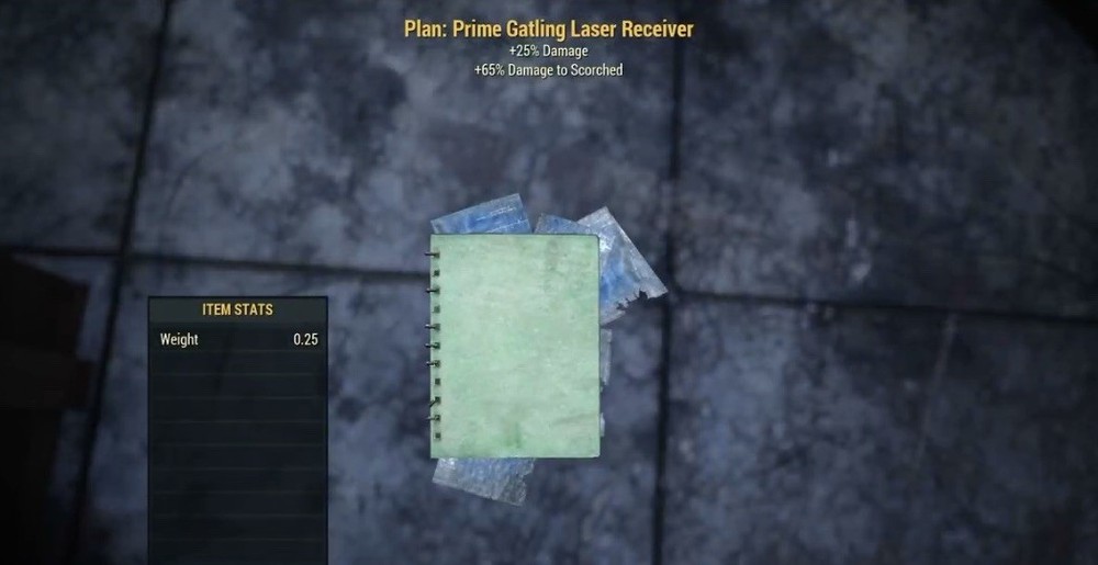 (Xbox) Prime Gatling Laser Receiver Plan