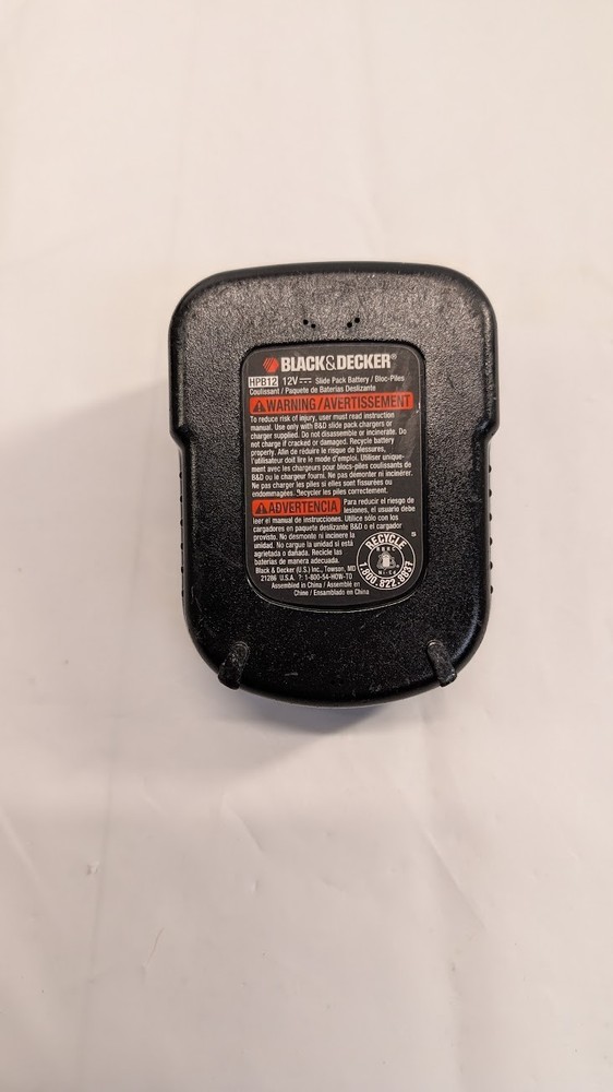 Black&Decker Drill CD1200S w/ Case, Battery, & Charger