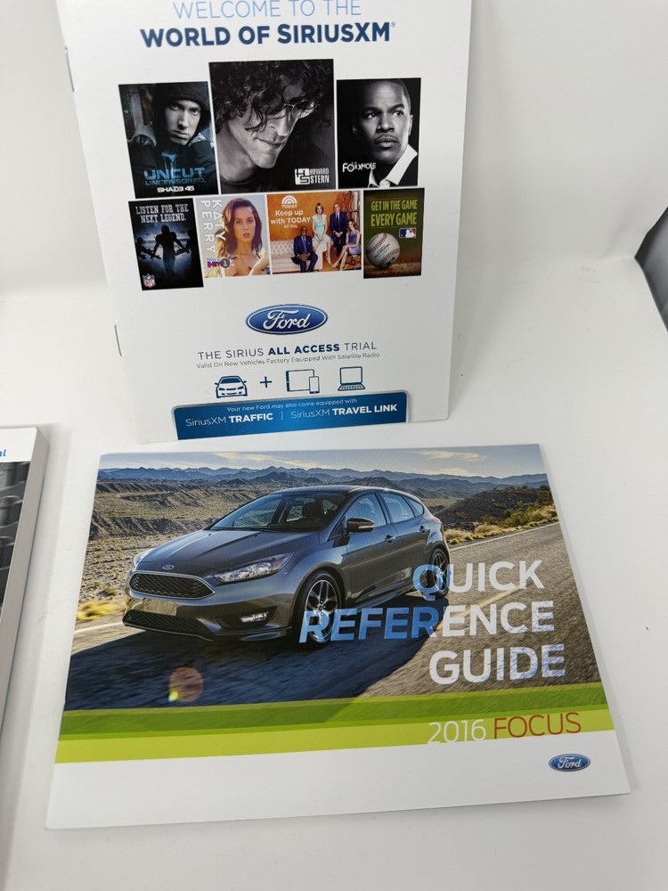 2016 Ford Focus Owners Manual OEM Complete Set