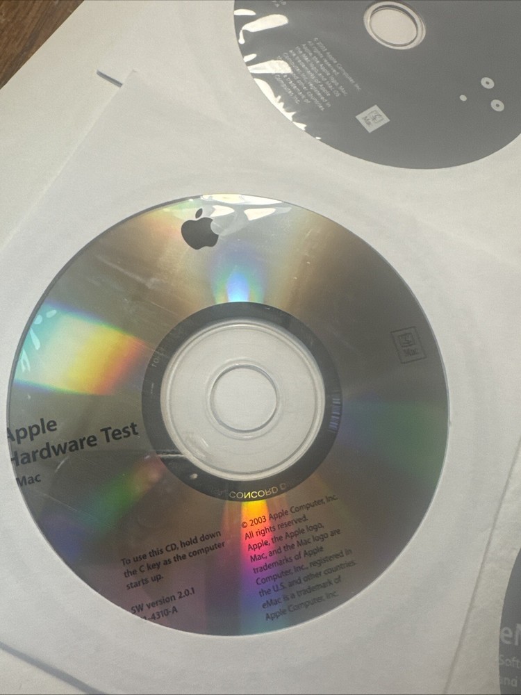 eMac OSX Software Discs lot of 5