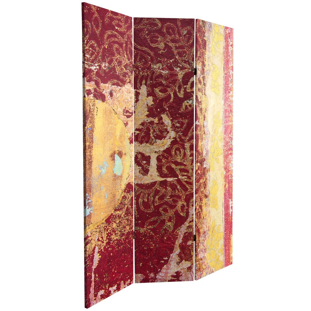 6 ft. Tall Fire Dancer Canvas Room Divider