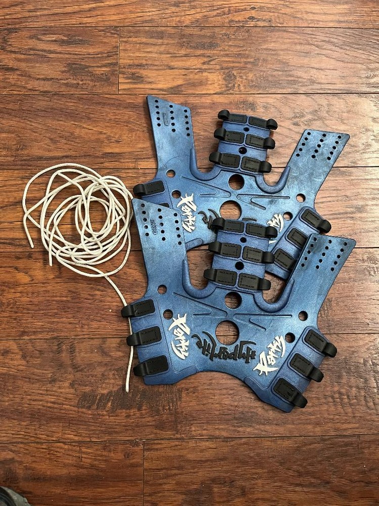 Hyperlite Wakeboard Power Boot  Blue & Black Overlay NEw Pair