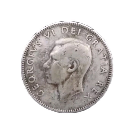 1951 Canada Silver 25 Cents