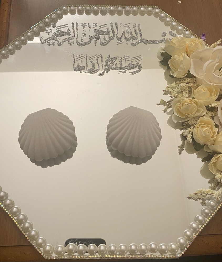 Mirror Ring Tray For Wedding/ Engagement