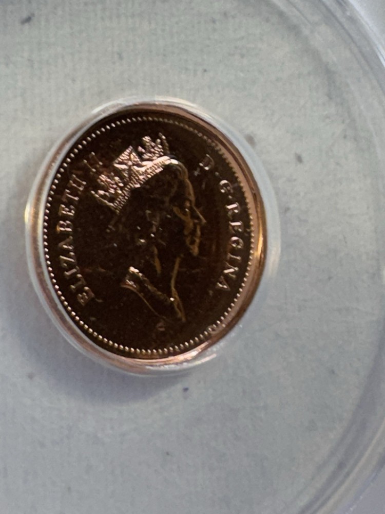 1990 Canada 1 Cent Proof Like Graded MS 67 RD by ANACS