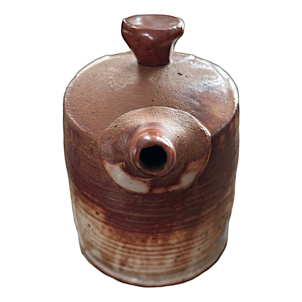 Stoneware Cruet Pitcher Creamer Syrup Dispenser Pottery