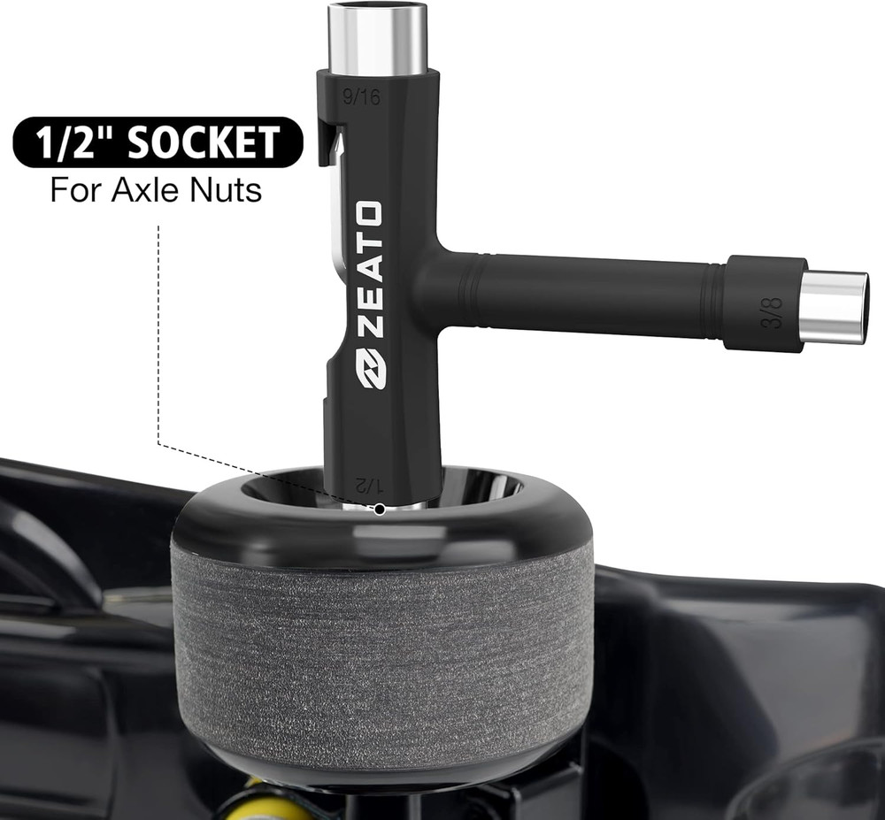 All-In-One Skate Tools Multi-Function Portable Skateboard T Tool Accessory with